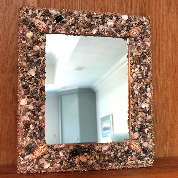 Shell Framed Mirror