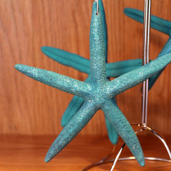 Starfish Glitter Ornament